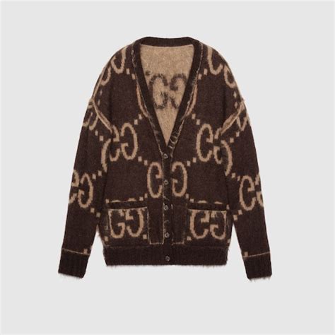 gucci mohair cardigan blue|gucci cardigans.